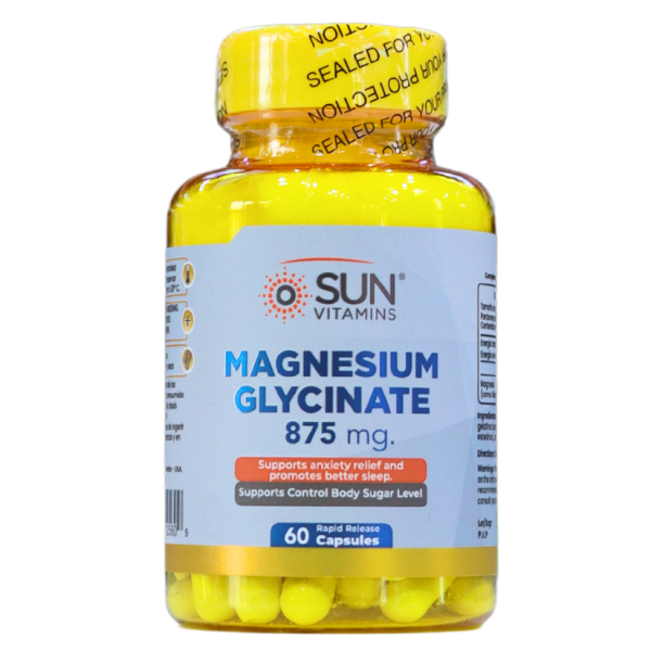 GLICINATO DE MAGNESIO 875 MG (60 CÁPSULAS)
