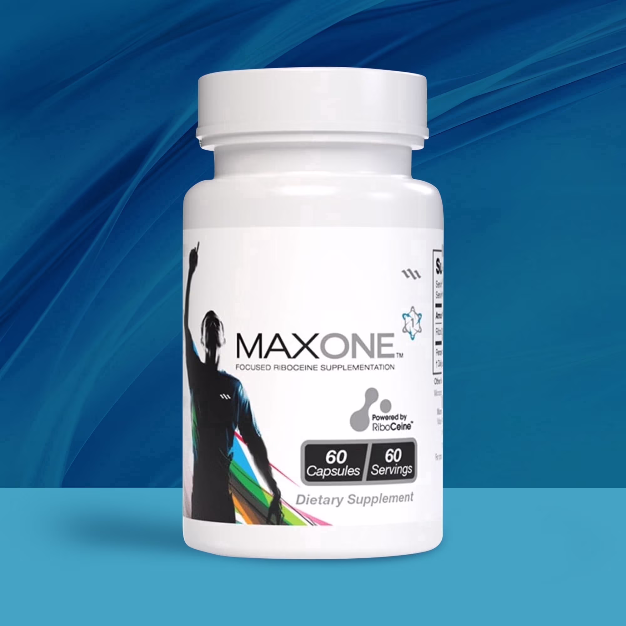 MAX ONE SUPLEMENTO ALIMENTICIO EN CÁPSULAS CON RIBOCEINA X 60 CÁPSULAS